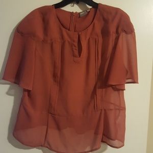 Asos Curve blush blouse